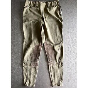 Ariat Khaki Equestrian Breeches Riding Pants Women's Size 24L USA Made EUC
